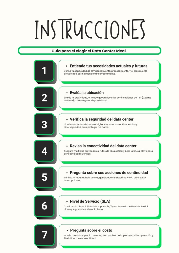 Guía para elegir el data center ideal para tu empresa
